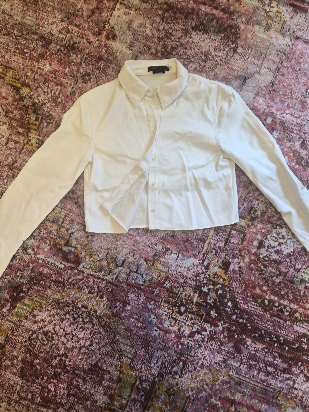 Alice + Olivia Faux Leather Shackey